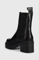Obuwie GOE sztyblety skórzane KK2N4051.BLACK czarny