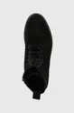crna Čizme od brušene kože Wojas