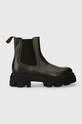 Charles Footwear ghete chelsea de piele Mey neizolat verde Mey