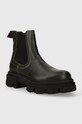 Charles Footwear ghete chelsea de piele Mey Mey verde ZW23