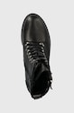 Wojas cizme de piele negru 6406551