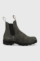 Σουέτ μπότες τσέλσι Blundstone 1630 φλατ γκρί 1630.RusticBlack