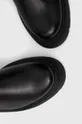 μαύρο Δερμάτινες μπότες Wojas