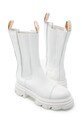 Обувки Велурени боти челси Charles Footwear Clova бял