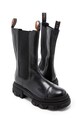 Încălțăminte Charles Footwear botine din piele intoarsa Clova negru