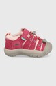 Keen scarpe per bambini pelle scamosciata rosa 1026629