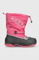 ροζ Παιδικές μπότες χιονιού Keen Snow Troll Παιδικά
