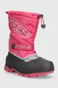 Παιδικές μπότες χιονιού Keen Snow Troll ροζ