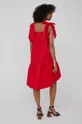 κόκκινο Βαμβακερό φόρεμα XT Studio