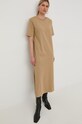 Herskind rochie din bumbac 4406530 maro ZW22