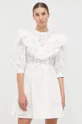 biela Bavlnené šaty Custommade