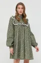 Custommade sukienka bawełniana Kinna zielony