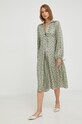 Beatrice B sukienka jedwabna 22FA6791GEO zielony ZW22