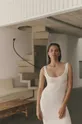 λευκό Φόρεμα MUUV.   Fendu Γυναικεία