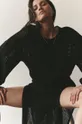μαύρο Βαμβακερό φόρεμα MUUV. Au Crochet Γυναικεία