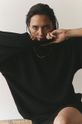 MUUV. sweter z domieszką kaszmiru oversize CONSCIOUS STORIES 95 % Bawełna, 5 % Kaszmir