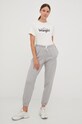 Wrangler t-shirt ATG WC5FGEM22 beżowy ZW22