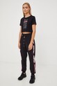 LaBellaMafia t-shirt bawełniany 25869 czarny ZW22