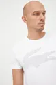 λευκό Βαμβακερό μπλουζάκι Lacoste