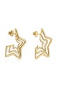 Accesorii Tous cercei din argint placat cu aur 1004018600 aur