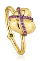 χρυσαφί Δαχτυλίδι από επιχρυσωμένο ασήμι Tous 14 Γυναικεία