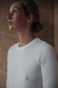MUUV. longsleeve longsleeve.LIGHTRIB.egg biały ZW23
