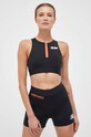 LaBellaMafia top și pantaloni scurți de antrenament Dangerous tricotaj negru LB.27791