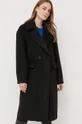Παλτό Silvian Heach μαύρο