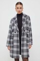Silvian Heach cappotto con aggiunta di lana GPA23258CP multicolore ZW23