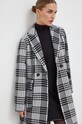 Silvian Heach cappotto con aggiunta di lana multicolore GPA23258CP