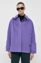 fialová Vlnený kabát Beatrice B