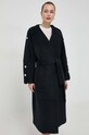Beatrice B palton de lana 23FA2517VELOUR bleumarin ZW23