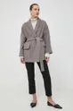 Beatrice B cappotto in lana grigio