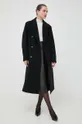 Μάλλινο παλτό Beatrice B μαύρο