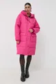 Пухова куртка Silvian Heach рожевий