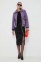 Beatrice B geaca de lana 23FA2552NATIVEQ violet ZW23