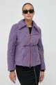фиолетовой Шерстяная куртка-бомбер Beatrice B