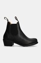 Blundstone ghete chelsea de piele 1671 BLACK 1671.BLACK negru ZW23