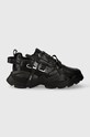 GOE sneakers din piele platformă negru MM2N4014.BLACK