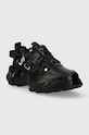 GOE sneakers din piele MM2N4014.BLACK negru ZW23