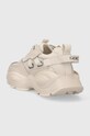 Boty Kožené sneakers boty GOE MM2N4015.BEIGE béžová