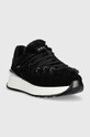 GOE sneakersy zamszowe MM2N4094.BLACK czarny ZW23