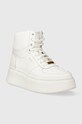 Charles Footwear sneakers din piele Zana Zana.Sneaker.High.White alb ZW23