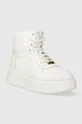 Δερμάτινα αθλητικά παπούτσια Charles Footwear Zana λευκό