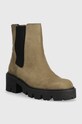 Замшеві черевики Charles Footwear Diana Diana.Boots.Military.G зелений ZW23