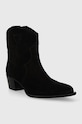 Charles Footwear cowboy csizma velúrból Viola Viola.Western.B.L.B fekete ZW23
