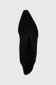 crna Kaubojske čizme od brušene kože Charles Footwear Viola