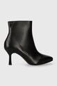 Wojas cizme de piele 5-8 cm negru 5520751