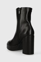 Obuwie Wojas botki skórzane 5521351 czarny