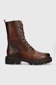 Wojas bocanci de piele cu snur maro 6411752